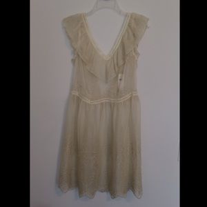 Anthropologie Ivory Eloise Chemise,size small. NWT